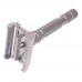 Aparelho De Barbear - Safety Razor Rockwell Model T2 Ajustável Brushed Chrome